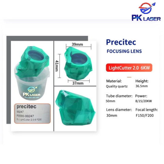 Kính Focus Lens Đầu Cắt Precitec 